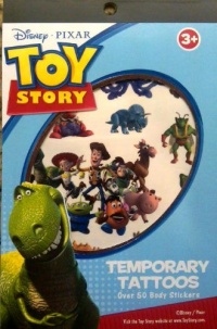 Toy Story Temporary Tattoo Book Party Accessory Toy Story Temporary Tattoo Book Party Accessory