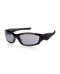 The finish line is never far away when you're wearing Oakley Straight Jacket® sunglasses. Get the unbeatable clarity of High Definition Optics® for crystal clear vision. Hydrophobic® coating maintains a smudge-resistant barrier and pure Plutonite® lenses filter out 100% of all harmful rays. The iridium lenses are specially engineered to block glare and the durable, lightweight O Matter® frame offers all-day comfort. The finish line is never far away when you're wearing Oakley Straight Jacket® sunglasses. Get the unbeatable clarity of High Definition Optics® for crystal clear vision. Hydrophobic® coating maintains a smudge-resistant barrier and pure Plutonite® lenses filter out 100% of all harmful rays. The iridium lenses are specially engineered to block glare and the durable, lightweight O Matter® frame offers all-day comfort.