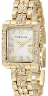 Anne Klein Women's 10/9486MPGB Swarovski Crystal Accented Gold-tone Bracelet Watch Anne Klein Women's 10/9486MPGB Swarovski Crystal Accented Gold-tone Bracelet Watch
