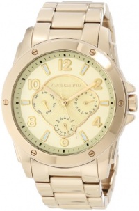 Vince Camuto Women's VC/5042CHGB Round Gold-Tone Multi-Function Bracelet Watch Vince Camuto Women's VC/5042CHGB Round Gold-Tone Multi-Function Bracelet Watch