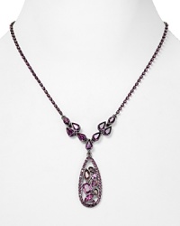 So spectacular with everything from basic jeans to slinky LBDs: A richly colored pendant sparkles on this Carolee Lux necklace, off set by hematite plate. So spectacular with everything from basic jeans to slinky LBDs: A richly colored pendant sparkles on this Carolee Lux necklace, off set by hematite plate.