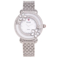 Michele Women's 'Colette' Fleur Diamond Stainless Steel Watch MW20A01H8025 Michele Women's 'Colette' Fleur Diamond Stainless Steel Watch MW20A01H8025