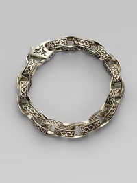 A contemporary spin on a sartorial classic, carved in links of sterling silver with thorn detail. Sterling silver Length, about 9 Diameter, about 3 Lobster clasp closure Imported A contemporary spin on a sartorial classic, carved in links of sterling silver with thorn detail. Sterling silver Length, about 9 Diameter, about 3 Lobster clasp closure Imported