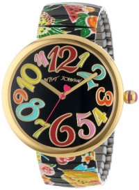 Betsey Johnson Women's BJ00039-25 Analog Printed Fruit Expansion Band Watch Betsey Johnson Women's BJ00039-25 Analog Printed Fruit Expansion Band Watch