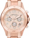 Marc by Marc Jacobs MBM3156 Chronograph Rose Gold Stainless Steel Watch