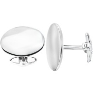 Dolan Bullock Sterling Silver Polished Oval Cuff Links Dolan Bullock Sterling Silver Polished Oval Cuff Links