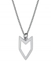 Add a hint of Southwestern appeal. Studio Silver's Chevron pendant features an edgy cut-out arrowhead. Set in sterling silver. Approximate length: 18 inches. Approximate drop: 3/4 inch.