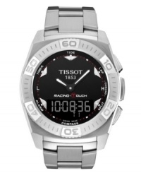 Tissot's Racing-Touch collection watch boasts innovative touch screen technology with more functions than you can handle. Tissot's Racing-Touch collection watch boasts innovative touch screen technology with more functions than you can handle.