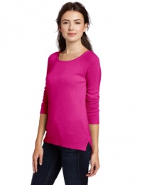 Christopher Fischer Women's 100% Cashmere Solid Raglan Crew Neck Sweater Christopher Fischer Women's 100% Cashmere Solid Raglan Crew Neck Sweater