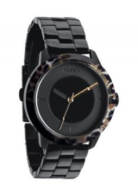Nixon Divvy Watch - Women's All Black/Leopard, One Size Nixon Divvy Watch - Women's All Black/Leopard, One Size