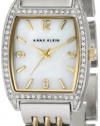Anne Klein Women's 10/9727MPTT Swarovski Crystal Accented Two-Tone Bracelet Watch