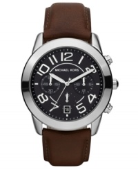 Go ahead, indulge. This stylish Michael Kors watch takes a casual design and makes it a must-own accessory. Go ahead, indulge. This stylish Michael Kors watch takes a casual design and makes it a must-own accessory.