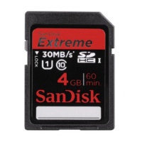 SanDisk 4GB Extreme SDHC Class 10 Memory Card SanDisk 4GB Extreme SDHC Class 10 Memory Card