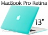 Kuzy - Retina 13-Inch TEAL Rubberized Hard Case Cover with Retina Display A1425 (NEWEST VERSION Release October 2012) MD212LL/A and MD213LL/A