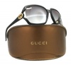 Gucci GG3110/N/S Sunglasses - 0D28 Shiny Black (LF Gray Gradient Lens) - 62mm