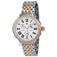 Michele Serein Diamond Two-tone Rose Gold Ladies Watch MWW21A000009 Michele Serein Diamond Two-tone Rose Gold Ladies Watch MWW21A000009