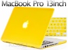 Kuzy - 2in1 13-Inch Rubberized Hard Case and Keyboard Cover for NEW Macbook PRO 13.3 (Model: A1278 with or without Thunderbolt) Glossy Display - Yellow