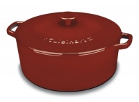 Cuisinart CI670-30CR Chef's Classic Enameled Cast Iron 7-Quart Round Covered Casserole, Cardinal Red Cuisinart CI670-30CR Chef's Classic Enameled Cast Iron 7-Quart Round Covered Casserole, Cardinal Red
