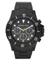 This classic chronograph watch from Michael Kors' Everest collection flaunts a sporty design with a pop of yellow color.