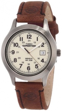 Timex Men's T49870 Expedition Metal Field Brown Leather Strap Watch Timex Men's T49870 Expedition Metal Field Brown Leather Strap Watch