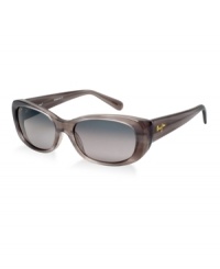 Maui Jim; Sunglasses feature PolarizedPlus; 2 technology, which wipes out glare and stokes the color with a patented multi-layer design. The lenses feature three rare earth elements, which maximize the transmission of the colors your eyes see naturally. The result is visual acuity, contrast, and color that is unrivaled. Maui Jim; Sunglasses feature PolarizedPlus; 2 technology, which wipes out glare and stokes the color with a patented multi-layer design. The lenses feature three rare earth elements, which maximize the transmission of the colors your eyes see naturally. The result is visual acuity, contrast, and color that is unrivaled.