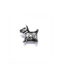 Brighten up your necklace or bracelet with this fun-loving friend. Sterling silver bead features a textured Scottish Terrier. Donatella is a playful collection of charm bracelets and necklaces that can be personalized to suit your style! Available exclusively at Macy's. Brighten up your necklace or bracelet with this fun-loving friend. Sterling silver bead features a textured Scottish Terrier. Donatella is a playful collection of charm bracelets and necklaces that can be personalized to suit your style! Available exclusively at Macy's.
