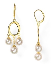 The light of the party: you, in these classically styled Majorica pearl drop earrings - so fabulous and fuss-free. The light of the party: you, in these classically styled Majorica pearl drop earrings - so fabulous and fuss-free.