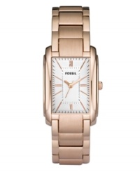 Warm up your outlook with this rosy Adele collection watch by Fossil. Warm up your outlook with this rosy Adele collection watch by Fossil.