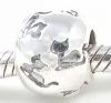 Beads Hunter Jewelry Solid Sterling Silver Cat Bead Charm Fits Pandora Bracelet