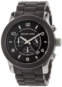 Michael Kors Men's MK8129 Oversize Chocolate Silicone Runway Watch Michael Kors Men's MK8129 Oversize Chocolate Silicone Runway Watch