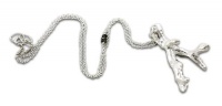 Designer Diana Warner Rachel Coral Branch Sterling Silver Matte Silver Brushed Necklace - Handmade in NYC Designer Diana Warner Rachel Coral Branch Sterling Silver Matte Silver Brushed Necklace - Handmade in NYC