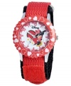 Help your kids stay on time with this fun Time Teacher watch from Disney. Featuring iconic character Minnie Mouse, the hour and minute hands are clearly labeled for easy reading.