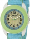 Sprout Unisex ST1001LGIVLB Eco-Friendly Corn Resin and Blue Organic Cotton Strap Watch