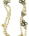 Tory Burch Horn Clover Necklace Gold