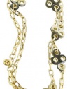 Tory Burch Horn Clover Necklace Gold