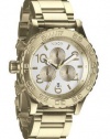 Nixon 42-20 Chrono Watch Champagne Gold/Silver, One Size