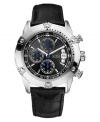GUESS takes the sport watch to a new level with this chronograph timepiece.