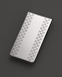 This classic sterling silver money clip from Dolan & Bullock features engravable space and a subtle pattern. From the Sterling Silver Engravables Collection. This classic sterling silver money clip from Dolan & Bullock features engravable space and a subtle pattern. From the Sterling Silver Engravables Collection.