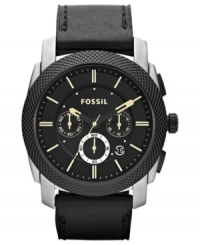 A Machine collection watch from Fossil that runs on all cylinders. A Machine collection watch from Fossil that runs on all cylinders.
