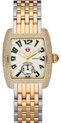 Michele Urban Mini Diamond Tri-Tone Ladies Watch MWW02A000539 Michele Urban Mini Diamond Tri-Tone Ladies Watch MWW02A000539