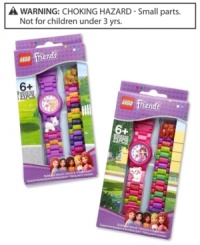 Take the time to have some fun with this adorable Lego watch that's perfect for your little princess. With extra strap links and a Lego figurine of 2 cuddly characters, it gives every outfit a colorful accent. Take the time to have some fun with this adorable Lego watch that's perfect for your little princess. With extra strap links and a Lego figurine of 2 cuddly characters, it gives every outfit a colorful accent.