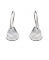 Crystallize your look in chic drops by Swarovski. Earrings feature clear crystals in silver tone mixed metal. Approximate drop: 1-1/10 inches.