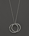 A classic interlinking design lends a timeless look to John Hardy's Bamboo link pendant necklace.