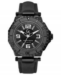 The perfect accessory for the diving enthusiast. This Gc Swiss Made Timepieces watch boasts a water resistant strap and case. The perfect accessory for the diving enthusiast. This Gc Swiss Made Timepieces watch boasts a water resistant strap and case.