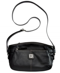 Simple and chic, this essential Giani Bernini crossbody is crafted from soft, pebbled leather and accented with subtle, signature hardware. With discrete pockets inside and out, it's the perfect way to carry your day-to-day necessities in style. Simple and chic, this essential Giani Bernini crossbody is crafted from soft, pebbled leather and accented with subtle, signature hardware. With discrete pockets inside and out, it's the perfect way to carry your day-to-day necessities in style.