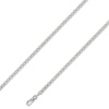 14K Solid White Gold D.C. Diamond Cut Gucci - Mariner Chain Necklace 3mm (7/64 in.) 18 in.