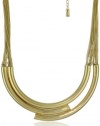 Kenneth Cole New York Modern Sea Gold-Tone Asymmetrical Frontal Statement Necklace