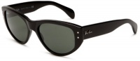 Ray-Ban RB4152 Vagabond Cateye Sunglasses 53 mm, Non-Polarized, Black/Green Ray-Ban RB4152 Vagabond Cateye Sunglasses 53 mm, Non-Polarized, Black/Green