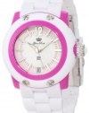 Glam Rock Women's GD4004 Miss Miami Beach White Dial White Resin Watch