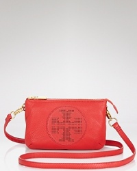 Master the mini bag trend with this logo-stamped crossbody from Tory Burch. Stylishly sized and wholly versatile, it's a small investment with major day-to-night dividends. Master the mini bag trend with this logo-stamped crossbody from Tory Burch. Stylishly sized and wholly versatile, it's a small investment with major day-to-night dividends.